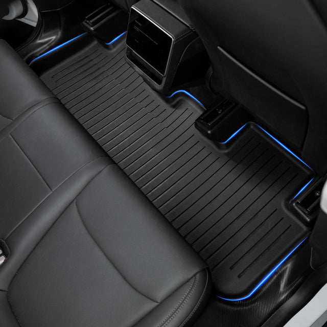 Tesla Model Y Silver Floor Mats & Accessories Kit