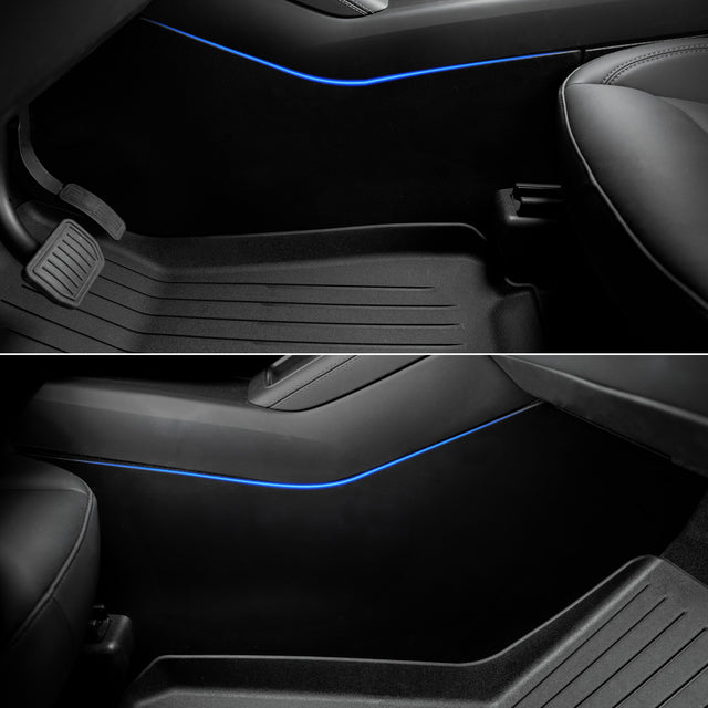 Tesla Model Y Silver Floor Mats & Accessories Kit